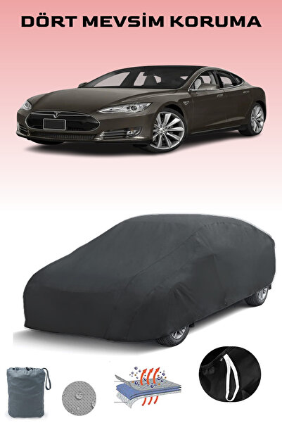 Breen أسود، TESLA MOTORS MODEL S 2012 - 2016، مشمع السيارة، غطاء السيارة، خيم...