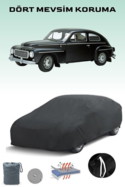 Breen أسود, فولفو PV 544, قماش مشمع للسيارة, غطاء سيارة, خيمة سيارة, خيمة سيارة