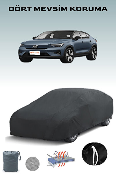 Breen Black, Volvo C40 Recharge, Car Tarpaulin, Auto Cover, Car Tent