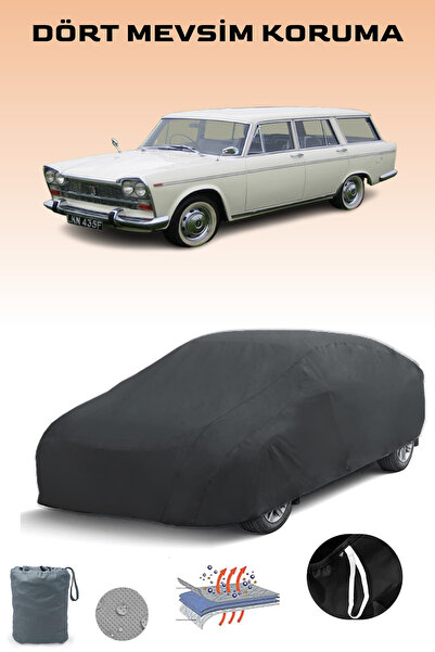 Breen أسود، FIAT 2300 STATION WAGON 1961 - 1968، مشمع السيارة، غطاء السيارة، ...