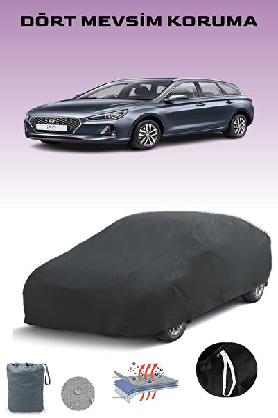 Breen أسود، HYUNDAI I30 TOURER 2017 - 2019، مشمع السيارة، غطاء السيارة، خيمة ...