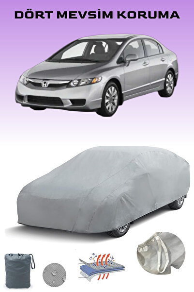 Breen غطاء سيارة رمادي لهوندا سيفيك 8 هاتشباك 5 أبواب، غطاء سيارة، خيمة سيارة