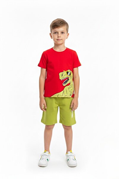 NEWKİDS Set za dečake sa printom dinosaurusa