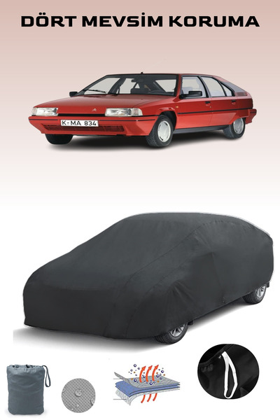 Breen أسود، CITROEN BX 1983 - 1986، مشمع السيارة، غطاء السيارة، خيمة السيارة