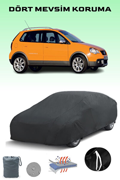 Breen أسود، VOLKSWAGEN CROSSPOLO 2006 - 2009، مشمع السيارة، غطاء السيارة، خيم...