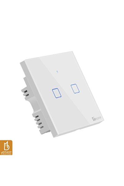 Sonoff مفتاح إضاءة جداري ذكي ثلاثي الأزرار يعمل بتقنية الواي فاي T1UK2C-TX