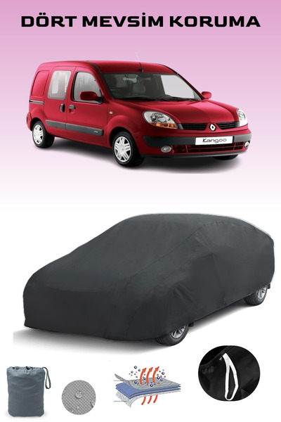 Breen Siyah, RENAULT KANGOO 2005 - 2008, Araba Brandası, Oto Örtüsü, Araba Çadırı