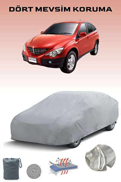 Breen مشمع سيارة متوافق مع طراز SsangYong Actyon؛ مقاوم للماء والشمس.