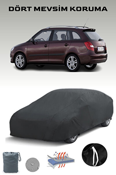 Breen أسود، SKODA FABIA COMBI RS 2010 - 2014، مشمع السيارة، غطاء السيارة، خيم...