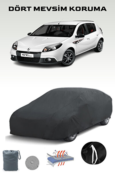 Breen أسود، RENAULT SANDERO GT LINE 2012 - 2021، مشمع السيارة، غطاء السيارة، ...