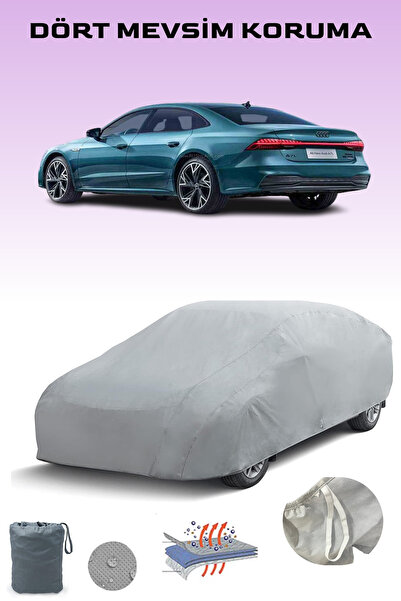 Breen مشمع سيارة متوافق مع سيدان أودي A7L - مقاوم للماء والشمس وخيمة أوتوماتيكية