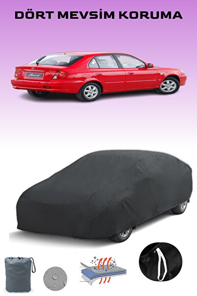 Breen أسود، HYUNDAI ACCENT 5 أبواب 2003 - 2006، مشمع السيارة، غطاء السيارة، خ...