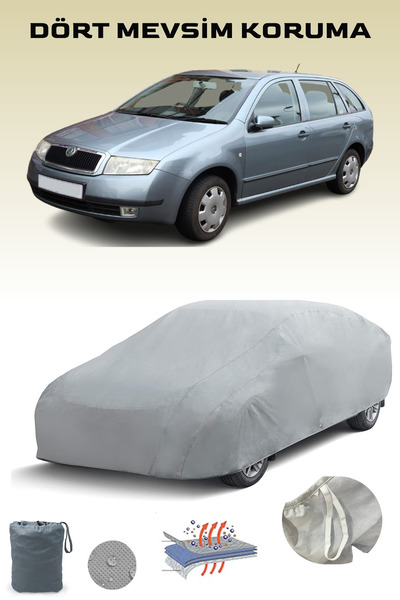 Breen سكودا فابيا 2 كومبي - مشمع سيارات متوافق، خيمة سيارة مقاومة للماء والشمس