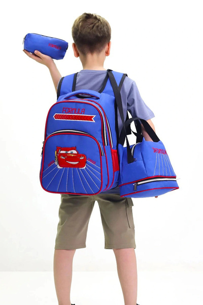 LUGMO 3-dijelni set torbi za srednju školu, torba za osnovnu školu, potpuno p...