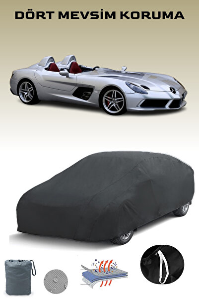 Breen أسود, MERCEDES SLR STIRLING MOSS 2009 - 2009, قماش مشمع للسيارة, غطاء سيارة, خيمة سيارة