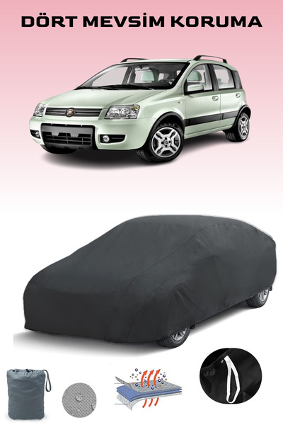 Breen أسود، FIAT PANDA 2003 - 2011، مشمع السيارة، غطاء السيارة، خيمة السيارة