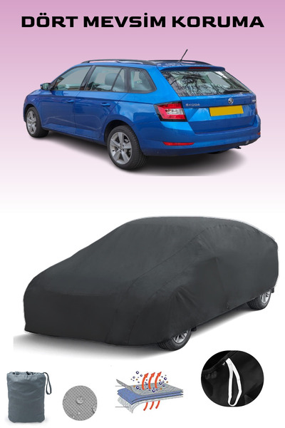 Breen غطاء سيارة سكودا فابيا كومبي 2018 - 2021 أسود، غطاء سيارة، خيمة سيارة