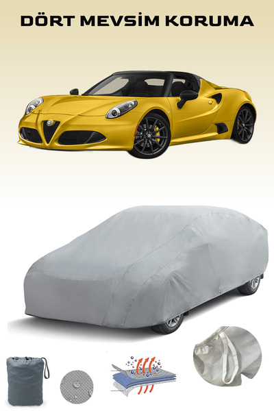 Breen Alfa Romeo 4C Spider - القماش المشمع والخيمة المتوافق مع السيارة المقاو...