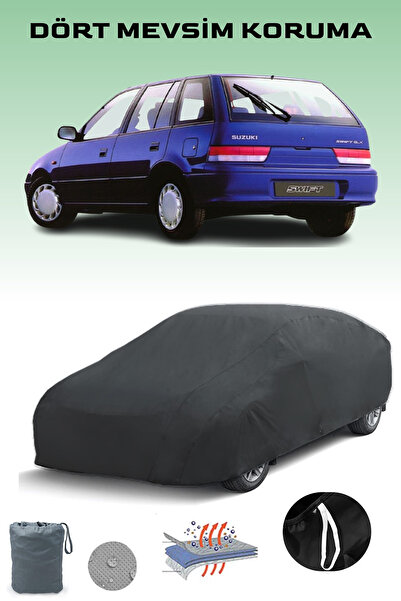 Breen أسود, سوزوكي سويفت 5 أبواب 1996 - 2002, قماش مشمع للسيارة, غطاء سيارة, خيمة سيارة