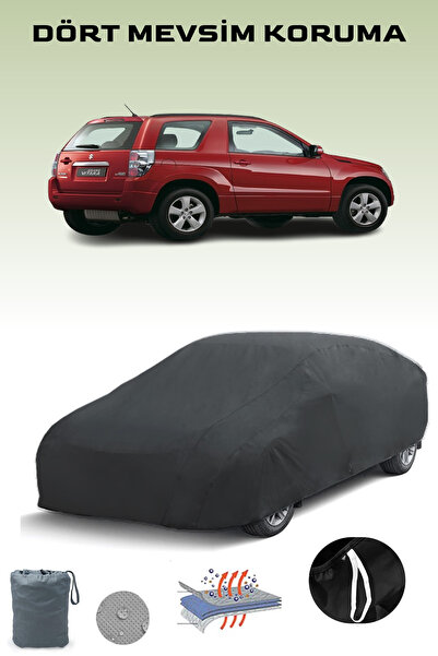 Breen أسود، SUZUKI GRAND VITARA 3 أبواب 2008 - 2021، مشمع السيارة، غطاء السيا...