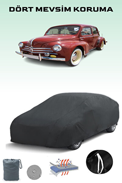 Breen أسود، RENAULT 4 CV 1947 - 1961، مشمع السيارة، غطاء السيارة، خيمة السيارة