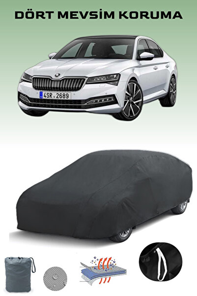 Breen أسود، سكودا سوبيرب، مشمع السيارة، غطاء السيارة، خيمة السيارة