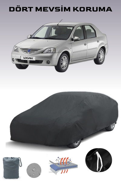 Breen أسود، داسيا لوجان سيدان، مشمع السيارة، غطاء السيارة، خيمة السيارة