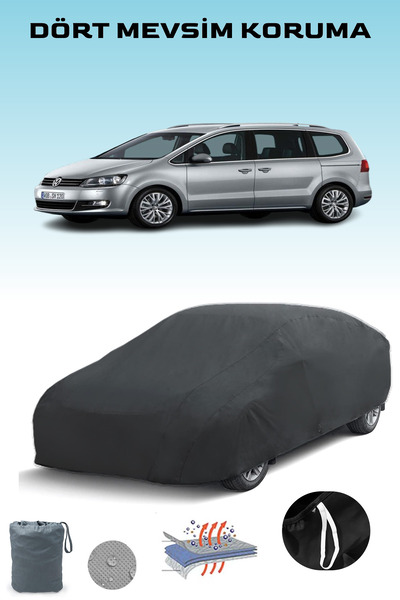 Breen أسود، فولكس فاجن شاران 2010 - 2021، قماش سيارة، غطاء سيارة، خيمة سيارة،...