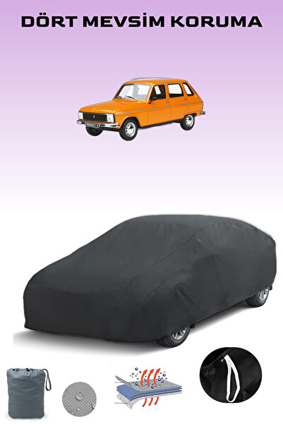 Breen Black, Renault 6, Car Tarpaulin, Auto Cover, Car Tent