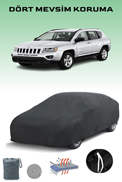 Breen Black, Jeep Compass 2011 - 2016, Car Tarpaulin, Auto Cover, Car Tent