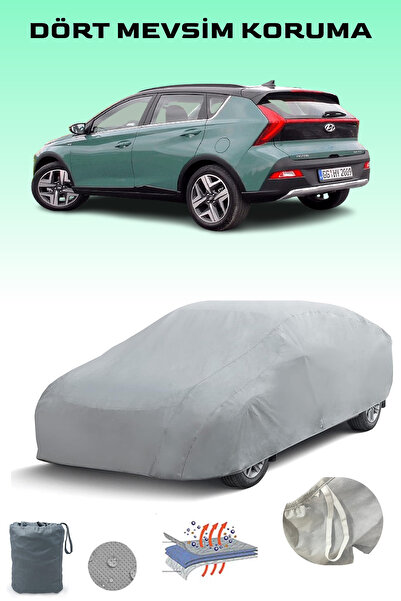 Breen Gri Hyundai Bayon Araba Brandası Oto Branda Su-Güneş Geçirmez 4 Mevsim Koruma