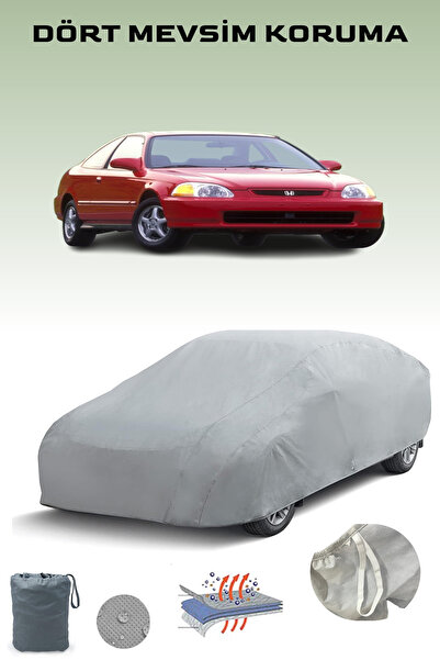 Breen غطاء سيارة هوندا سيفيك 6 كوبيه رمادي اللون، غطاء سيارة، خيمة سيارة