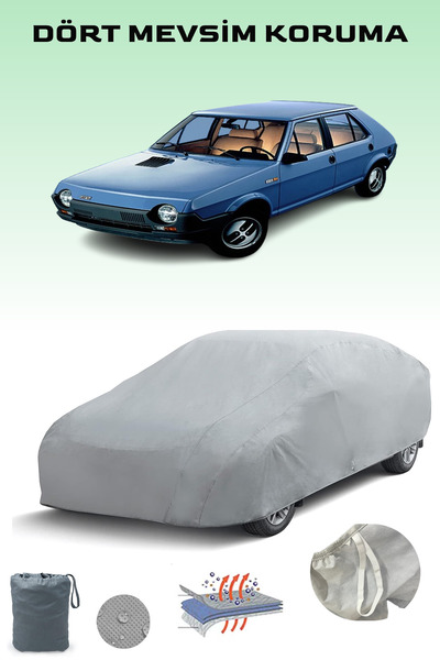 Breen غطاء سيارة فيات ريتمو 1 رمادي اللون، غطاء سيارة، خيمة سيارة