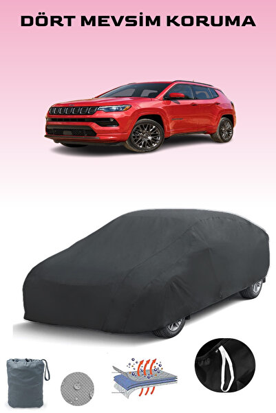 Breen Black, Jeep Compass 2016 - 2021, Car Tarpaulin, Auto Cover, Car Tent