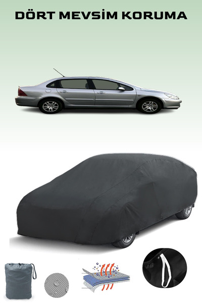 Breen أسود، بيجو 307 سيدان 2006 - 2008، مشمع السيارة، غطاء السيارة، خيمة السيارة