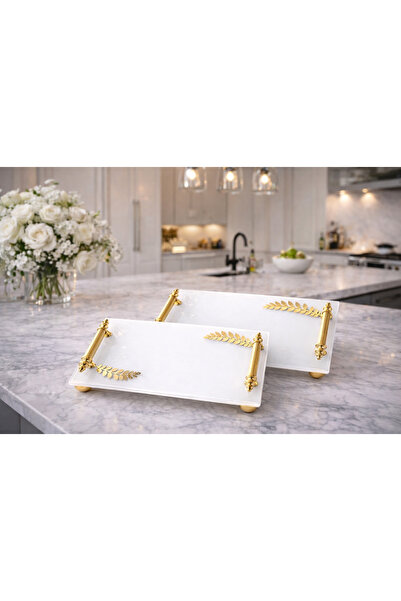 COCEM Set dublu de tăvițe pentru prezentări de discursuri și logodnă |   Tavă...