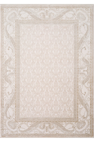 Koza Halı Koza Hayad Şimal Bej Halı Kilim Salon Oturma Odası Yatak Odası Kori...