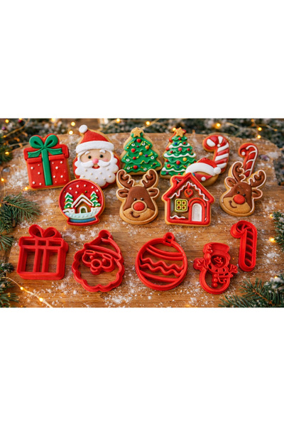Rapithwin Christmas Cookie Mold Set 9 Pieces |   New Year Themed |   Winter a...