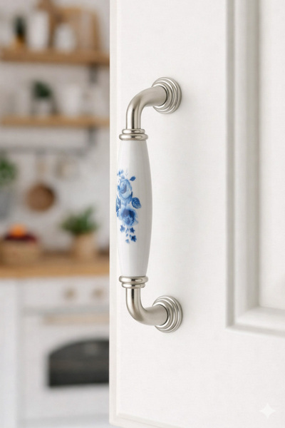 BERFİCO 5 قطع من بيرفينو 315/96/01-042 مقابض خزائن وأدراج من البورسلين المركب...