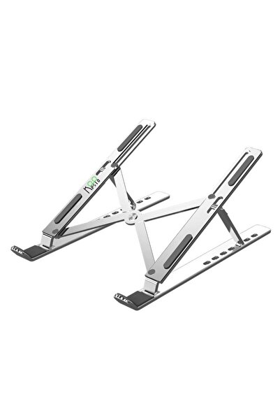 Koopsio Suport reglabil pentru laptop, Koopsio, saculet portabil inclus, Alum...