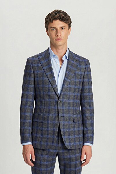 Sabri Özel Erkek Takım Elbise Koyu Gri