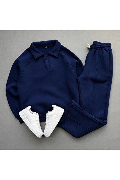 KONSEPT35 SET DE TRENING OVERSIZE PE bumbac moale UMAŞ CU 3 FIȘE PENTRU BĂRBAȚI