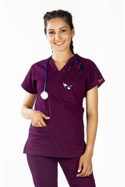 Uçak Medikal قميص فردي من الليكرا على شكل حرف U