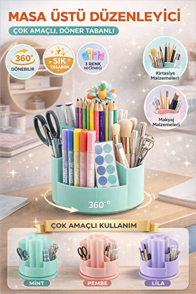 synshop Kawaii držač za olovke na stolu, kutija za šminku, organizator koji s...