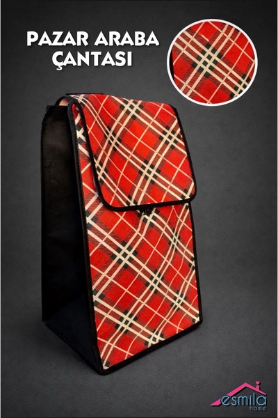 YAŞARYAPIMARKET Pazar Arabası Çantası Torbası