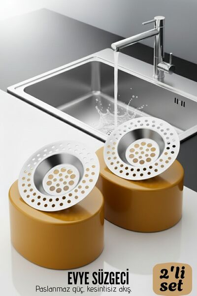 Transformacion Çelik Lavabo Süzgeci 2 ADET 721232