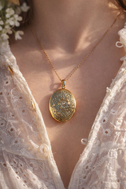 HOUSEKİ Çelik Kapaklı Kolye