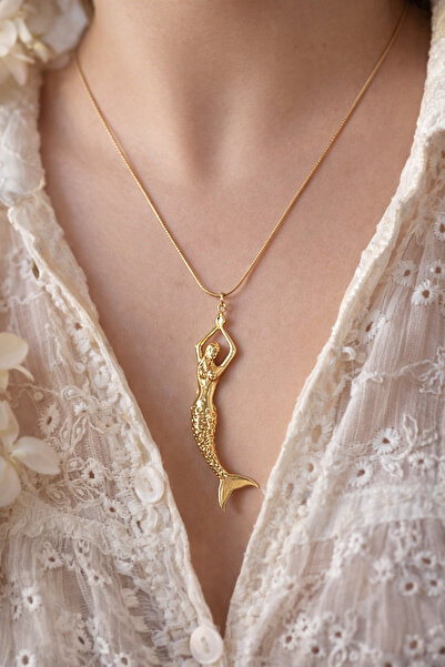 HOUSEKİ Çelik Deniz Kızı Kolye