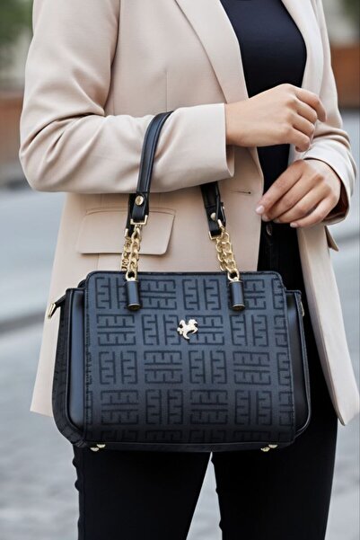 çantamgelsin GEANTĂ DE MÂNĂ ȘI DE UMĂR ORIGINALĂ MIA MIA POLO FEMEI CU 4 COMP...