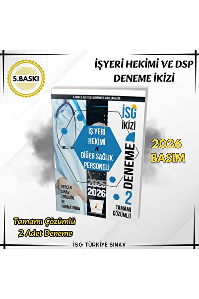 Genel Markalar İSG İkizi İş Yeri Hekimi ve Diğer Sağlık Personeli 2 Özgün Den...